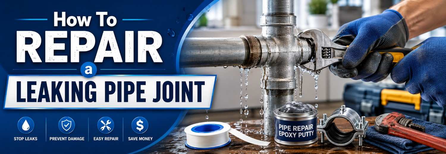 How To Repair a Leaking Pipe Joint